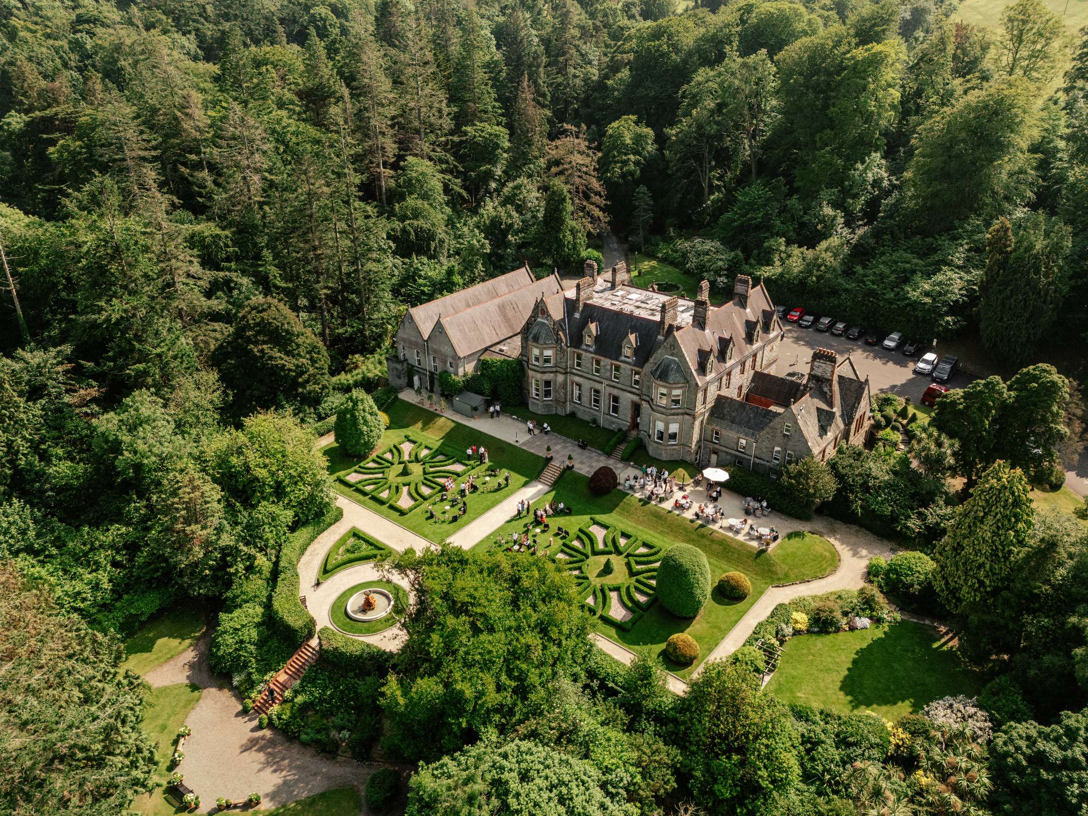 Magheramorne Estate Aerial Photo